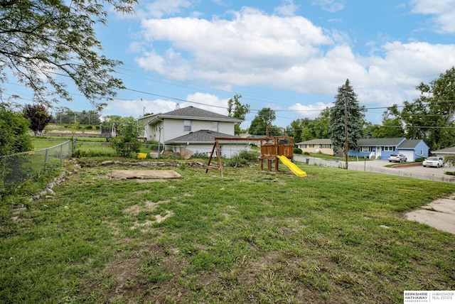 5002 S 77th Ave, Ralston, NE 68127 - view of yard featuring a playground