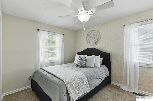 6641 S 85th St, Ralston, NE 68127 - bedroom featuring carpet floors, ceiling fan, and baseboards