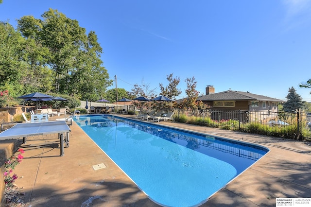 1312 S 78th St, Omaha, NE 68124 - view of pool with a patio area