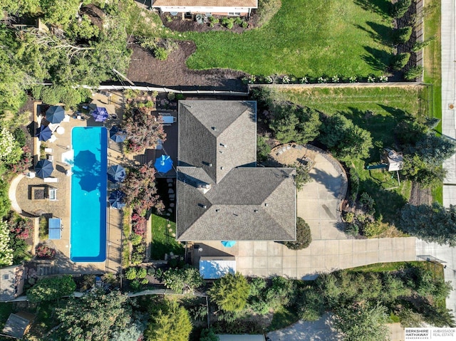 1312 S 78th St, Omaha, NE 68124 - drone / aerial view of a pool area