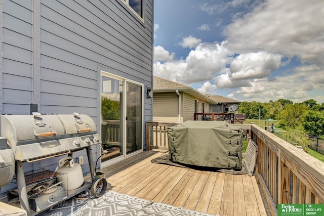 10505 Rosewater Pkwy, Bennington, NE 68007 - deck with area for grilling