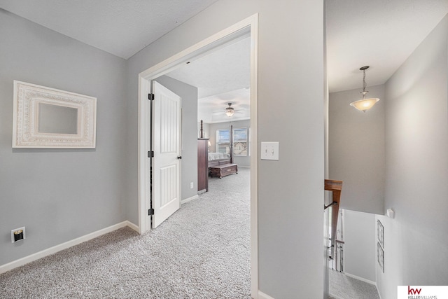 21327 Quarry Ln, Gretna, NE 68028 - hallway with carpet flooring and baseboards