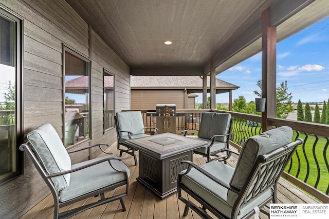 1220 S 200th Ave, Omaha, NE 68130 - deck featuring a grill