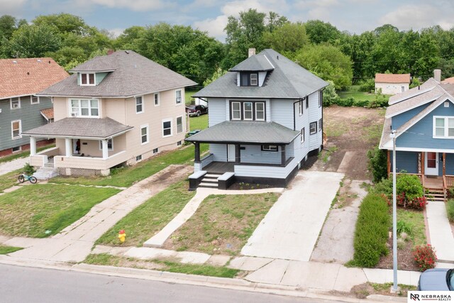 2306 Ogden St, Omaha, NE 68110 - aerial perspective of suburban area