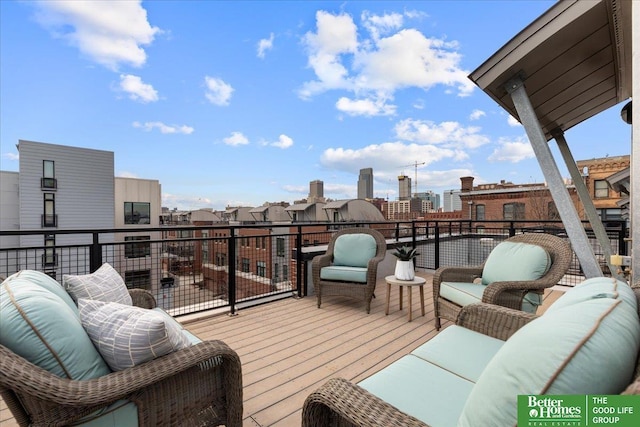 917 S 10th Ct, Omaha, NE 68108 - view of wooden deck
