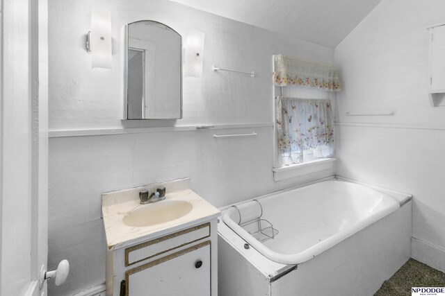 1373 S St, Blair, NE 68008 - bathroom with vanity and a garden tub