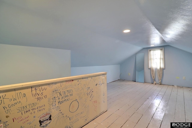 1827 E Broad St, Fremont, NE 68025 - bonus room with vaulted ceiling and light wood-type flooring