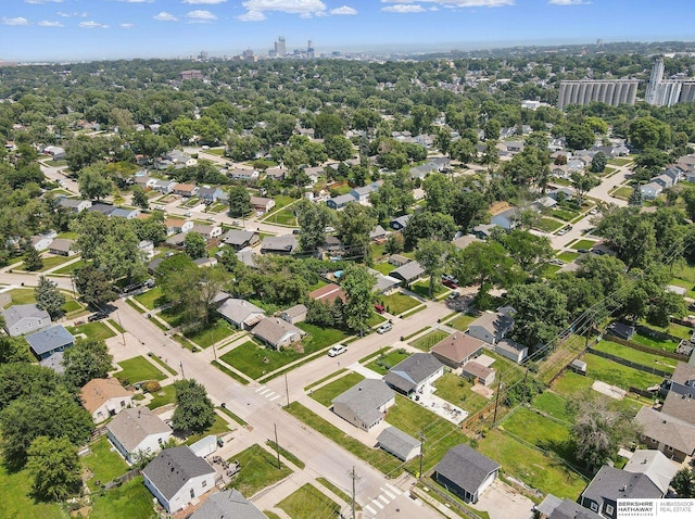 3847 Valley St, Omaha, NE 68105 - drone / aerial view