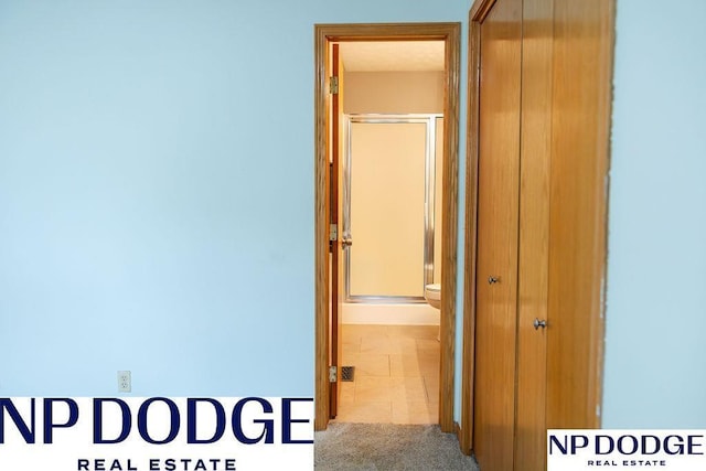 611 Diamond Ln, Papillion, NE 68133 - hallway featuring tile patterned flooring