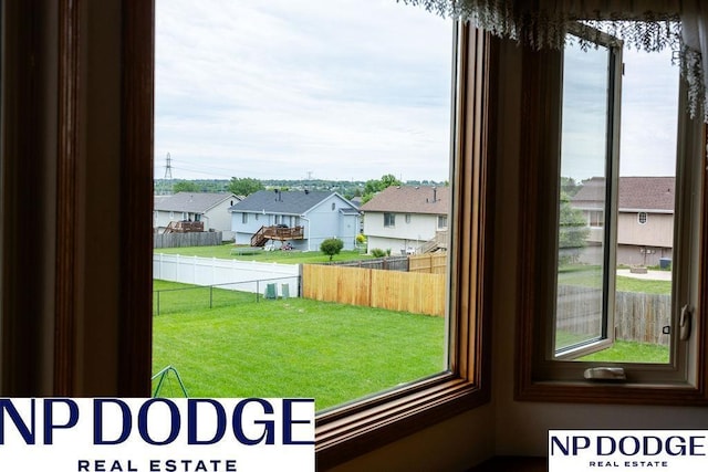 611 Diamond Ln, Papillion, NE 68133 - doorway featuring a residential view