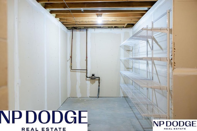 611 Diamond Ln, Papillion, NE 68133 - view of unfinished below grade area
