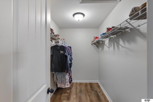 8815 N Hws Cleveland Blvd, Bennington, NE 68007 - spacious closet featuring wood finished floors