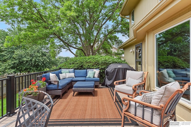 2468 N 148th St, Omaha, NE 68116 - deck featuring outdoor lounge area