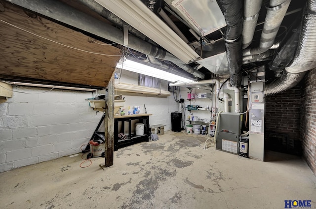 2524 S St, Lincoln, NE 68503 - unfinished basement featuring heating unit