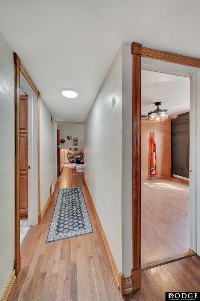 3317 N 9th St, Lincoln, NE 68521 - hall featuring wood finished floors and baseboards
