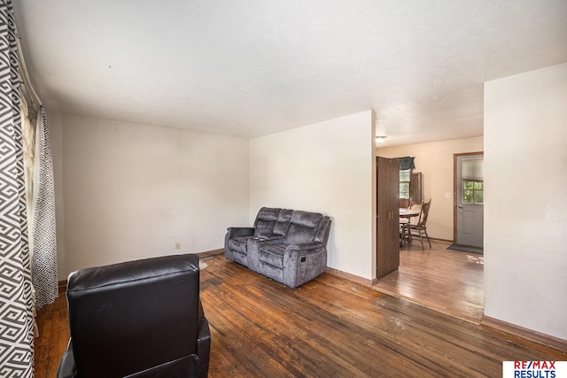 5704 N 68th St, Omaha, NE 68104 - sitting room with hardwood / wood-style flooring
