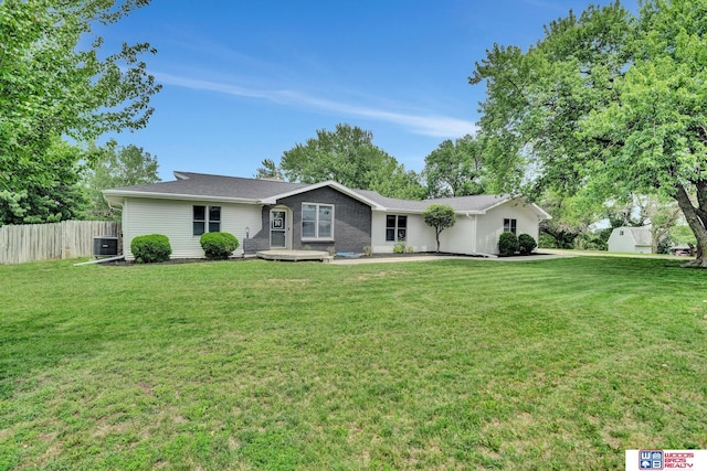 631 Overlook Ln, Beatrice, NE 68310 - single story home with central AC unit