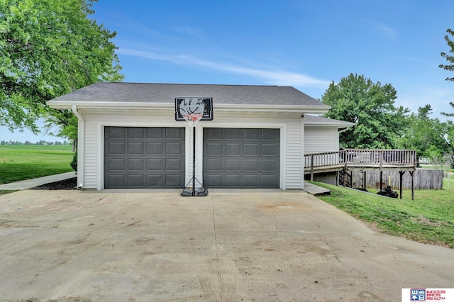 631 Overlook Ln, Beatrice, NE 68310 - view of garage