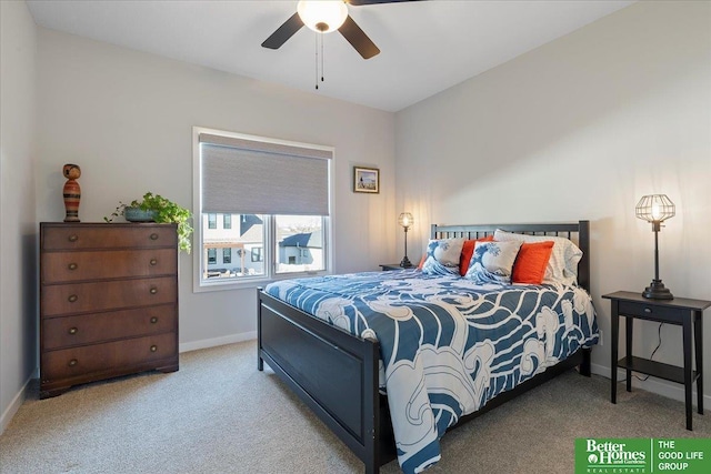 6518 S 208th Ave, Elkhorn, NE 68022 - carpeted bedroom featuring baseboards and a ceiling fan