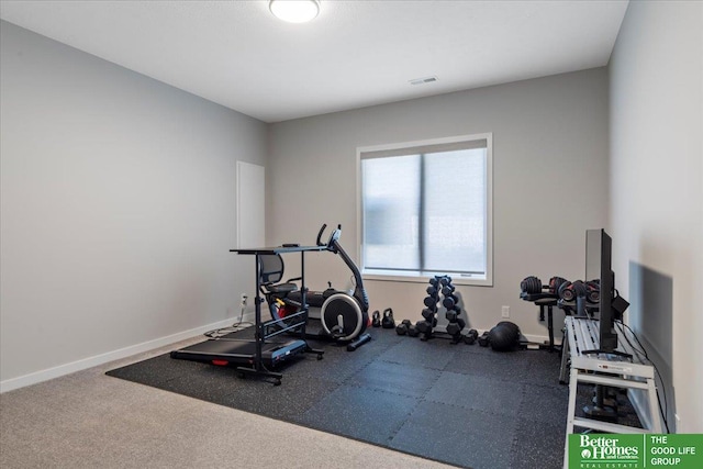 6518 S 208th Ave, Elkhorn, NE 68022 - workout room with baseboards