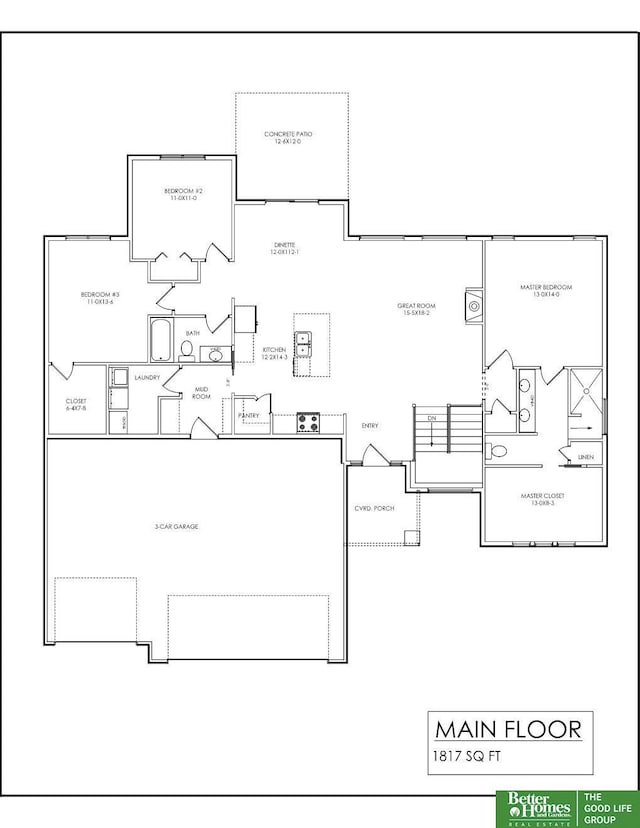 21056 Joseph St, Elkhorn, NE 68022 - floor plan / room layout