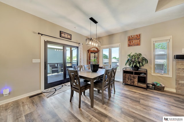 905 Chicory Ln, Hickman, NE 68372 - dining room with wood finished floors and baseboards