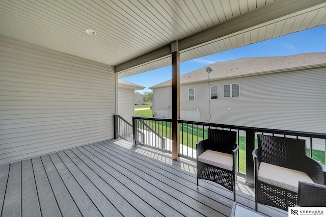 905 Chicory Ln, Hickman, NE 68372 - view of wooden terrace