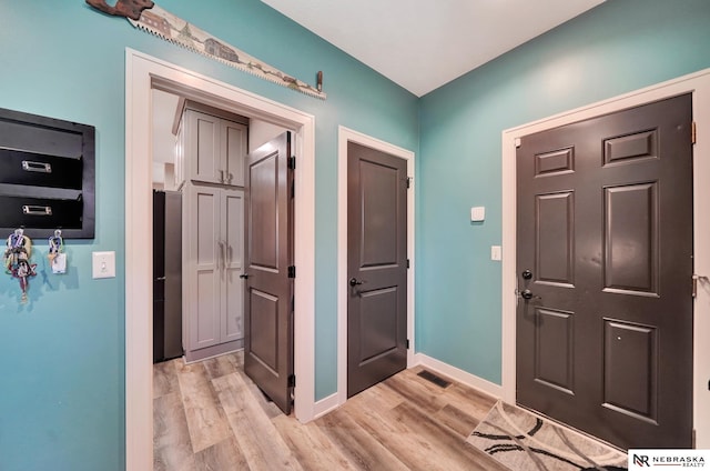 905 Chicory Ln, Hickman, NE 68372 - entrance foyer featuring light wood-style floors and baseboards