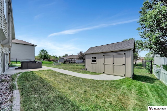 905 Chicory Ln, Hickman, NE 68372 - view of yard featuring a hot tub