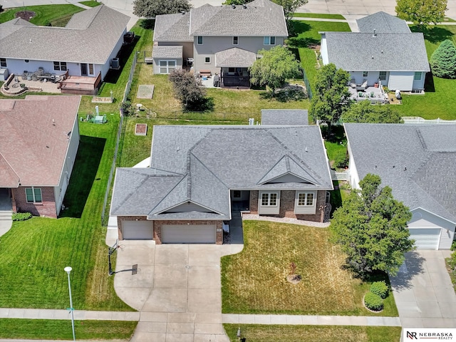 905 Chicory Ln, Hickman, NE 68372 - aerial perspective of suburban area