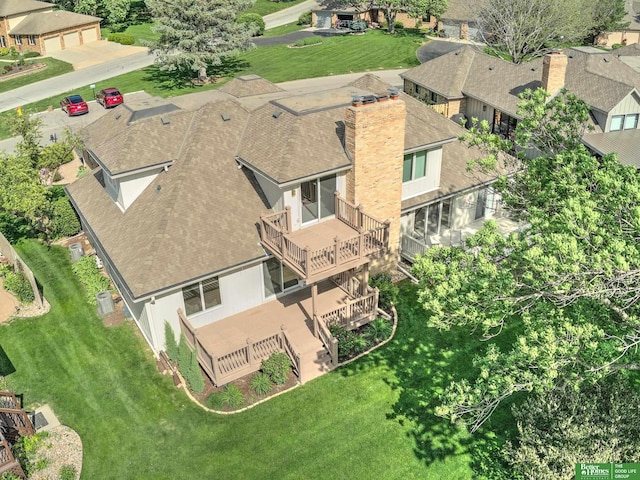 6212 Oak Hills Plz, Omaha, NE 68137 - view from above of property