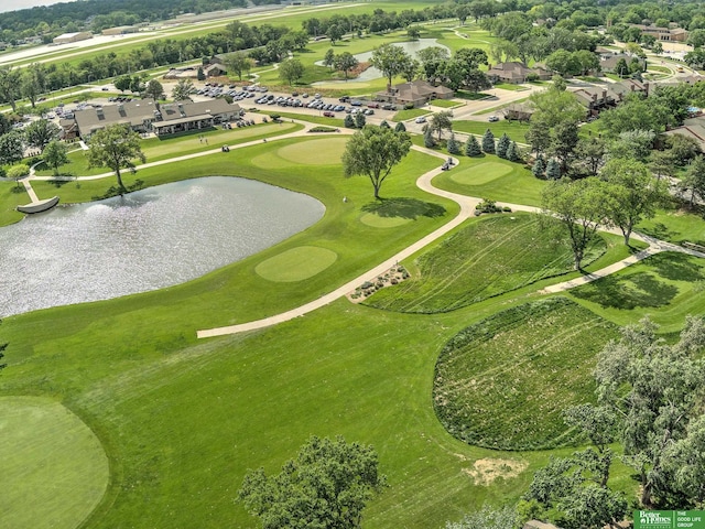 6212 Oak Hills Plz, Omaha, NE 68137 - view of property location with a nearby body of water, a golf course, and nearby suburban area