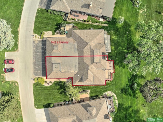 6212 Oak Hills Plz, Omaha, NE 68137 - view of property location with property boundaries highlighted