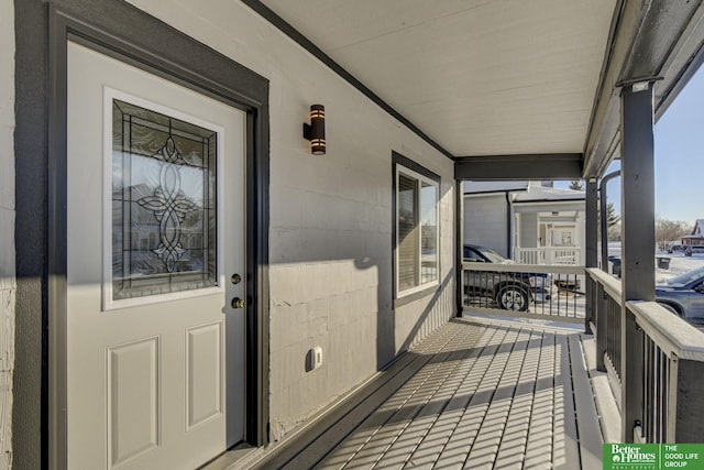 2864 Spaulding St, Omaha, NE 68111 - view of deck
