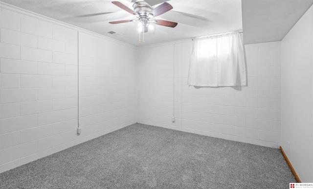 1439 S 123rd St, Omaha, NE 68144 - carpeted spare room featuring ceiling fan
