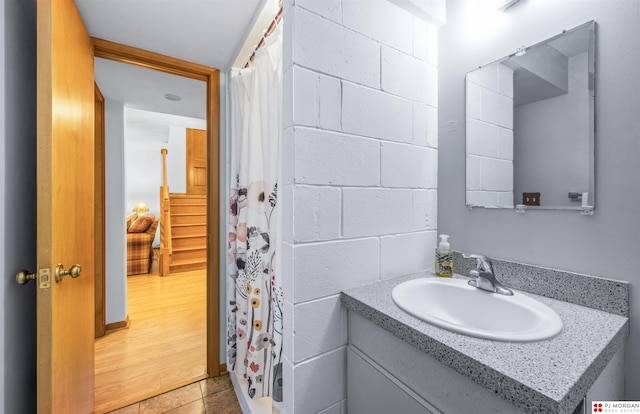1439 S 123rd St, Omaha, NE 68144 - full bathroom featuring vanity and tile patterned flooring