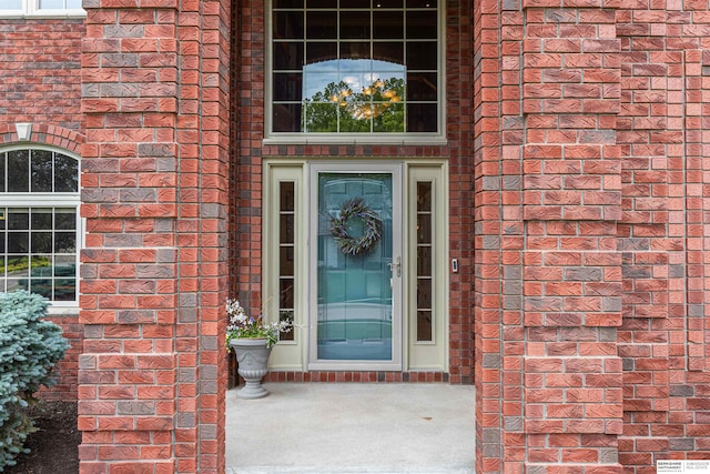 13303 Cuming St, Omaha, NE 68154 - entrance to property with brick siding