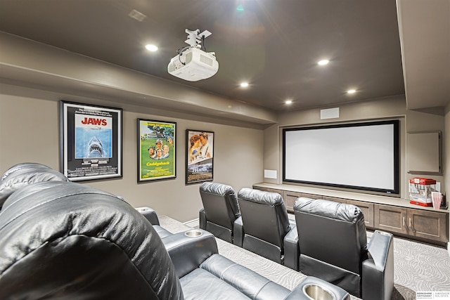 13303 Cuming St, Omaha, NE 68154 - cinema room with recessed lighting