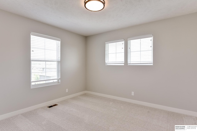 19920 Tyler St, Omaha, NE 68135 - empty room with light carpet, baseboards, and a textured ceiling