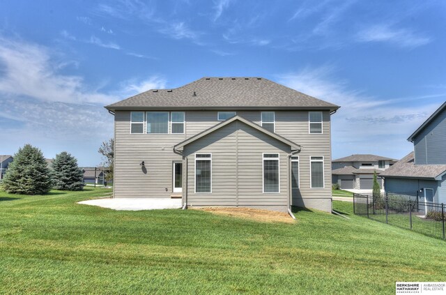 19920 Tyler St, Omaha, NE 68135 - back of property featuring a patio