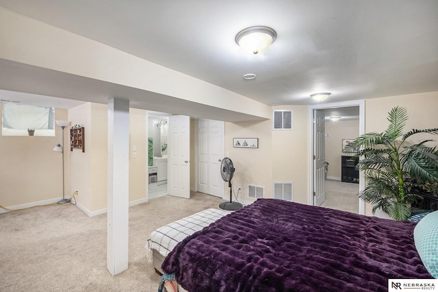 6021 Frederick St, Omaha, NE 68106 - bedroom with light carpet and baseboards