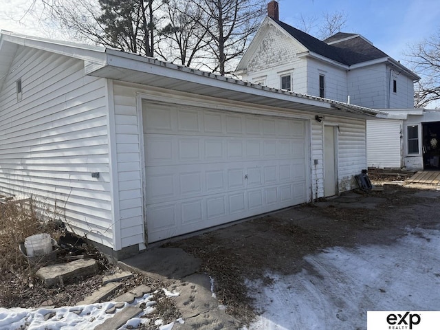608 E Fillmore Ave, Dewitt, NE 68341 - view of garage