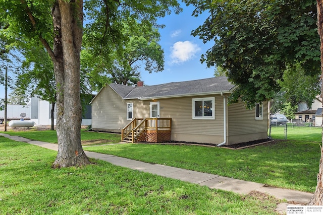 209 S Vine St, Mead, NE 68041 - view of ranch-style home