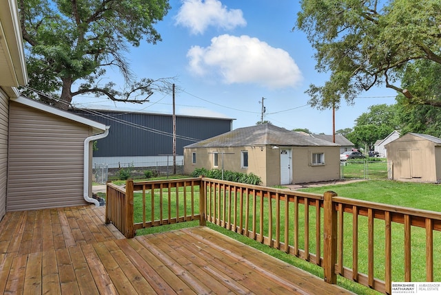 209 S Vine St, Mead, NE 68041 - view of wooden deck