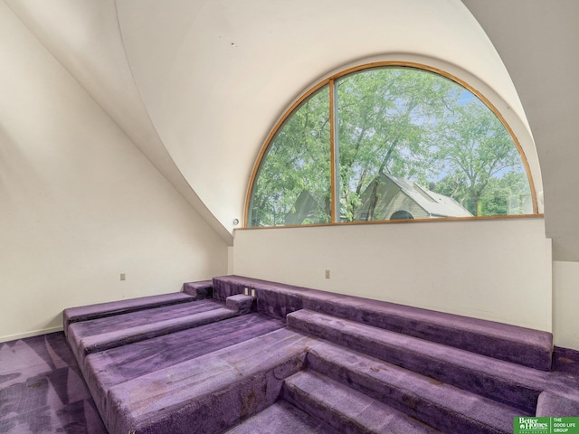 6009 Lafayette Ct, Omaha, NE 68132 - staircase with plenty of natural light and carpet floors