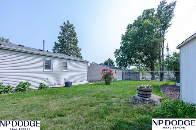 2114 Lillian St, Bellevue, NE 68147 - view of yard with central air condition unit