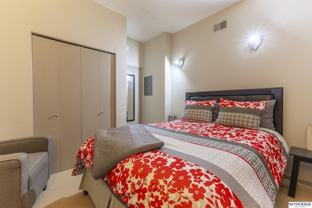 1024 Dodge St Unit 402, Omaha, NE 68102 - bedroom featuring carpet floors and a closet