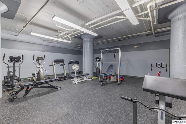 1024 Dodge St Unit 402, Omaha, NE 68102 - view of gym