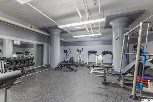 1024 Dodge St Unit 402, Omaha, NE 68102 - view of exercise room