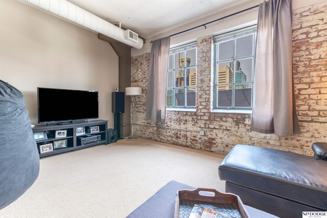 1024 Dodge St Unit 402, Omaha, NE 68102 - view of carpeted living area